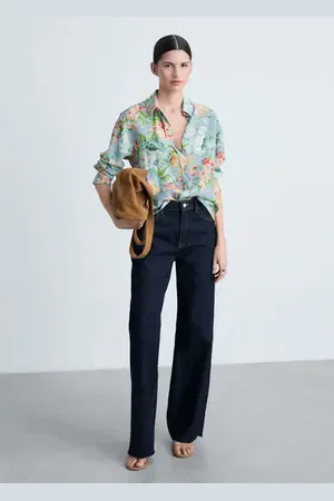 MANGO Camisa regular estampado floral
