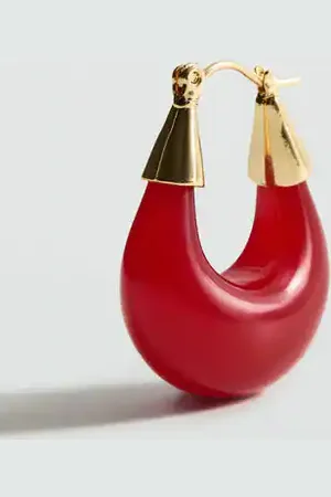 MANGO Pendientes aros combinados Unitalla