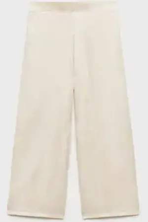 MANGO KIDS Pantalón recto metalizado años
