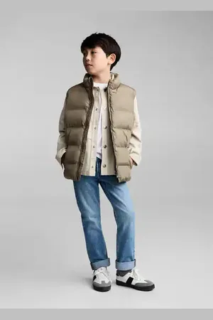 MANGO KIDS Chaleco acolchado bolsillos 6 años