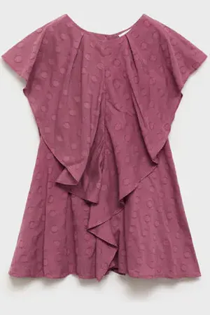 MANGO KIDS Vestido lunares volantes 2 años