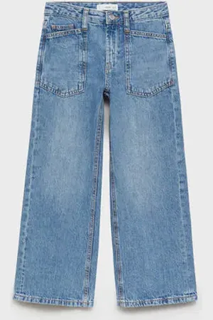 MANGO KIDS Vaqueros wideleg tiro alto 2