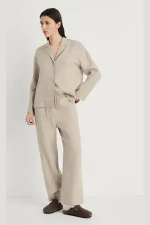 MANGO Pantalón lino