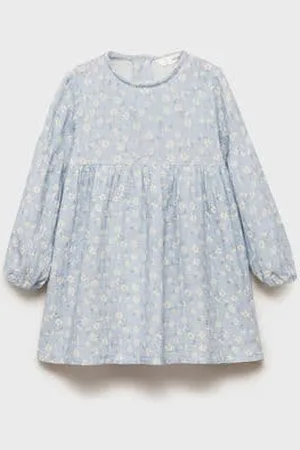 MANGO BABY Vestido estampado flores 28 meses