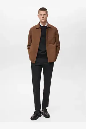 MANGO AN Chaqueta water repellent bolsillos CH