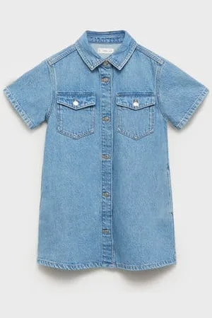 MANGO KIDS Vestido vaquero corto