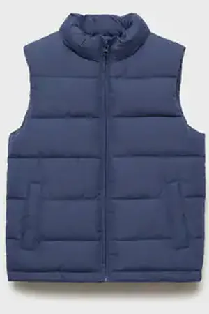 MANGO KIDS Chaleco acolchado bolsillos años