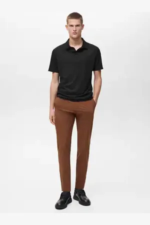 MANGO AN Polo transpirable comfort stretch E
