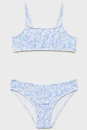 MANGO KIDS Bikini estampado floral 6 años