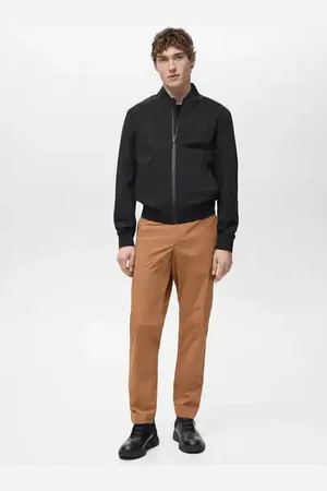 MANGO AN Pantalón cargo termorregulador comfort stretch