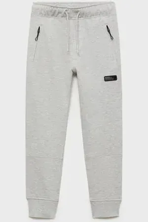 MANGO KIDS Pantalón jogger algodón