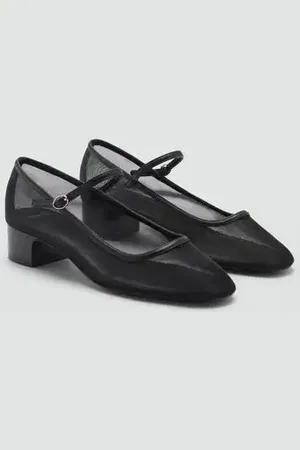 MANGO Zapato mesh tira hebilla