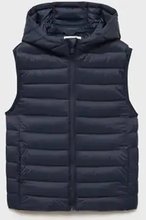 MANGO KIDS Chaleco acolchado capucha 6 años