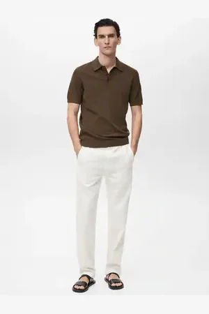 MANGO AN Polo punto estructura slim fit