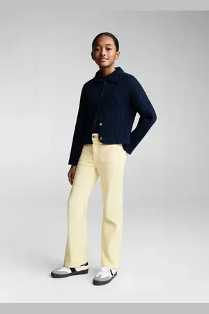 MANGO KIDS Jeans flare bolsillos