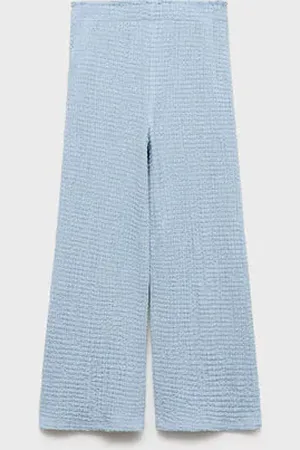 MANGO KIDS Pantalón culotte textura 2 años