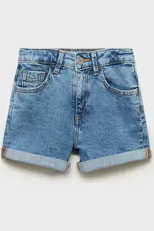 MANGO KIDS Short vaquero recto