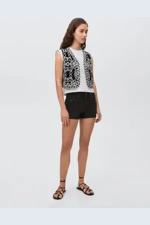 MANGO TEEN Chaleco bordado