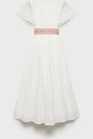 MANGO KIDS Vestido detalles bordados 2