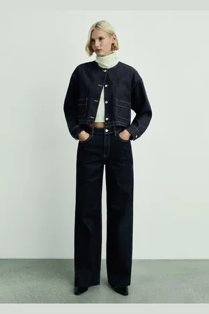 MANGO Jeans Danila wideleg rinse wash