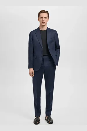MANGO AN Americana traje Amalfi % lino slim fit 42