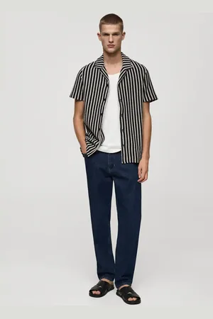 MANGO AN Camisa punto crochet