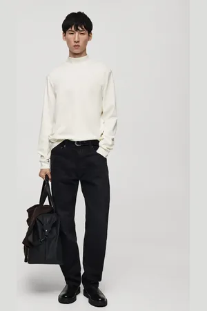 MANGO AN Camiseta manga larga cuello perkins CH