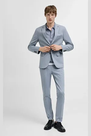 MANGO AN Pantalón traje París super slim fit