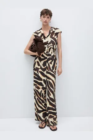 MANGO Ono bolsillos animal print