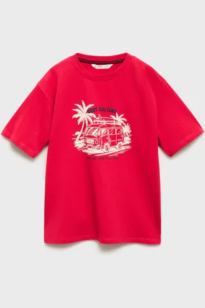 MANGO KIDS Camiseta estampado relieve 6 años