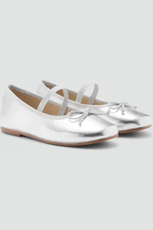 MANGO BABY Bailarinas metalizadas tira