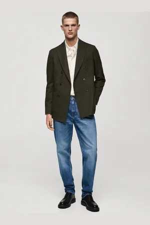 MANGO AN Americana cruzada espiga slim fit 4