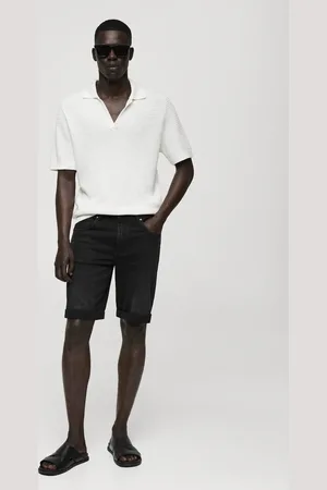 MANGO AN Bermudas vaqueras slim fit