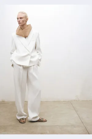 MANGO Pantalón traje wideleg