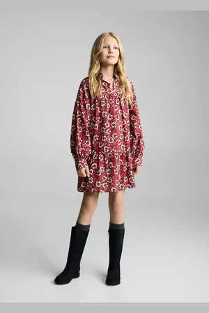MANGO KIDS Vestido estampado flores