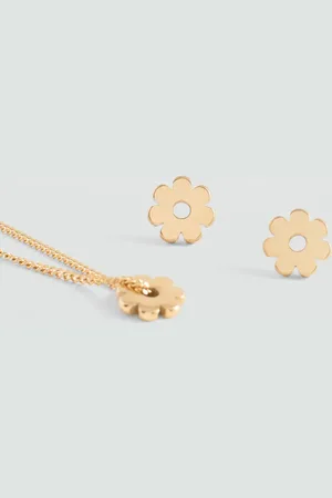 MANGO KIDS Set collar y pendientes Unitalla