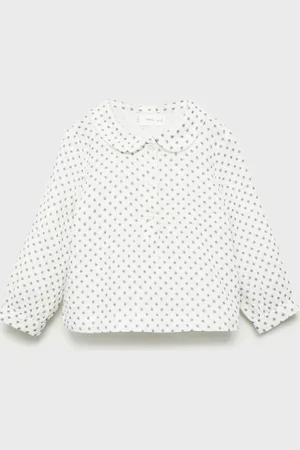 MANGO BABY Blusa algodón estampada 6 meses