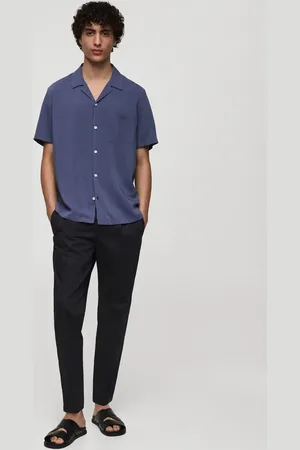 MANGO AN Camisa regular fit % tencel E
