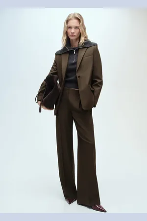 MANGO Pantalón traje wideleg