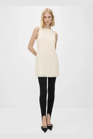 MANGO Vestido corto abalorios