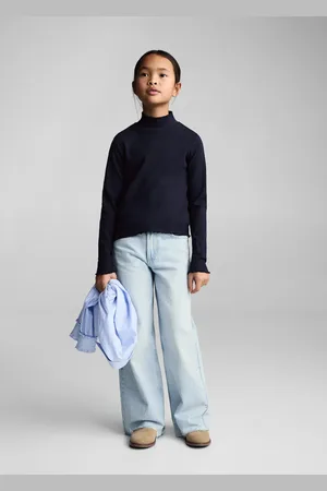 MANGO KIDS Camiseta canalé cuello alto años