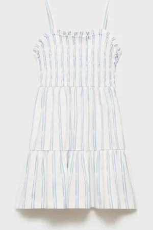 MANGO KIDS Vestido rayas volantes años