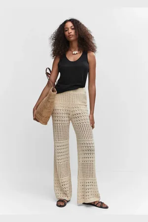MANGO Top tirantes lino 2E