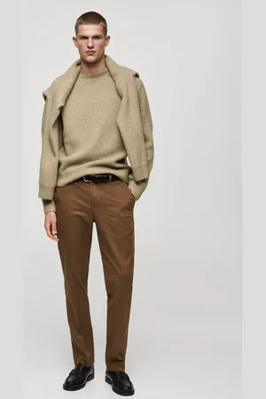 MANGO AN Pantalón algodón regular fit
