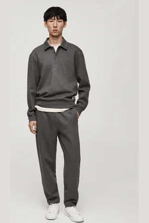 MANGO AN Sudadera polo detalle bordado