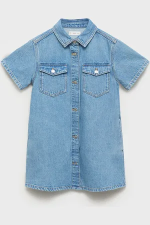MANGO KIDS Vestido vaquero corto