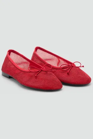 MANGO Bailarina mesh lazo 8