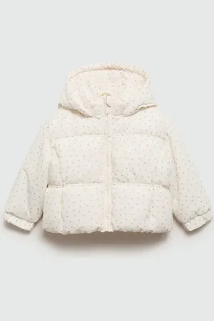 MANGO BABY Anorak acolchado estampado floral 2 años