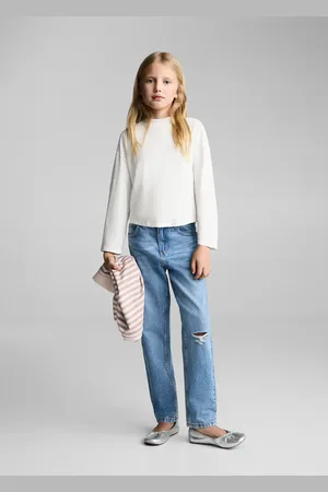 MANGO KIDS Camiseta algodón lisa 4 años