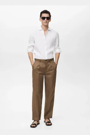 MANGO AN Camisa slim fit % lino